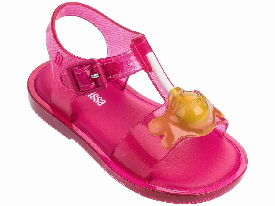 Sandalias Mini Melissa Mar Lollypop Contrast Bebe - Rosas - Argentina TYH-129564